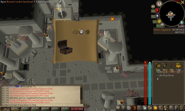 Screenshot of Piscatoris teleport