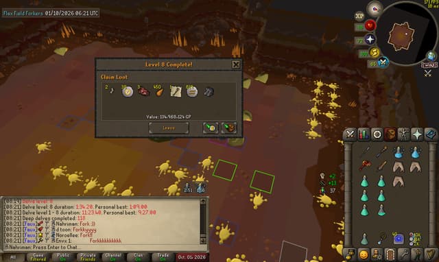Screenshot of Avernic treads