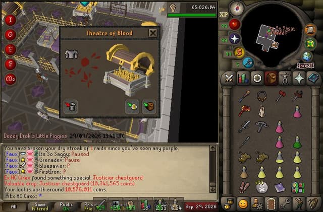 Screenshot of Justiciar chestguard