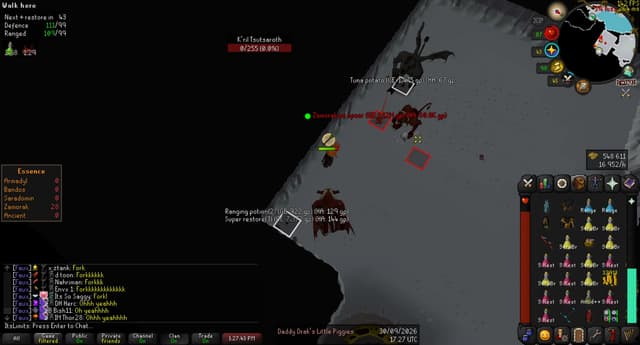 Screenshot of Zamorakian spear