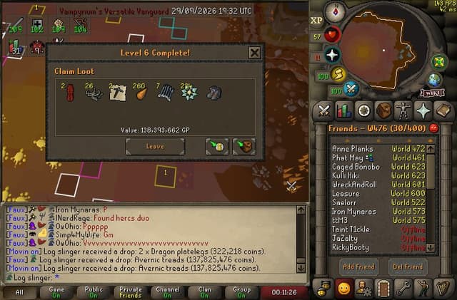 Screenshot of Avernic treads
