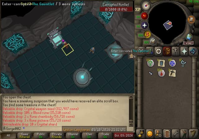 Screenshot of Crystal weapon seed