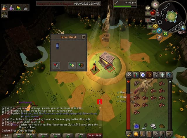 Screenshot of Blue Moon tassets