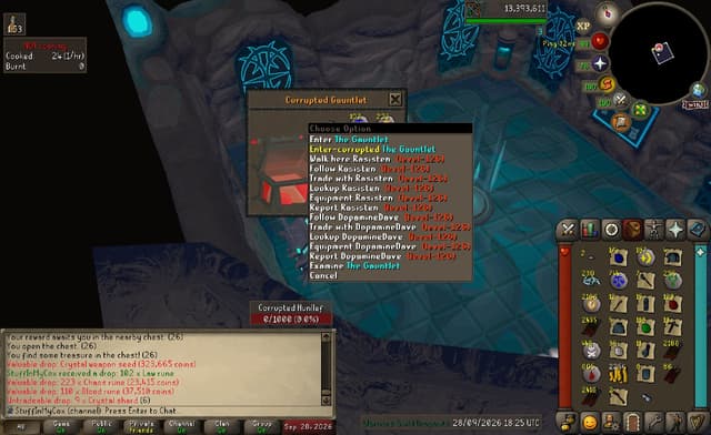 Screenshot of Crystal weapon seed