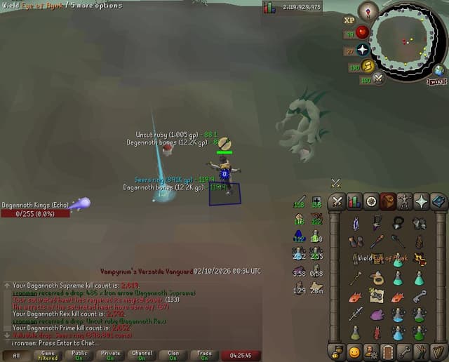 Screenshot of Seers ring