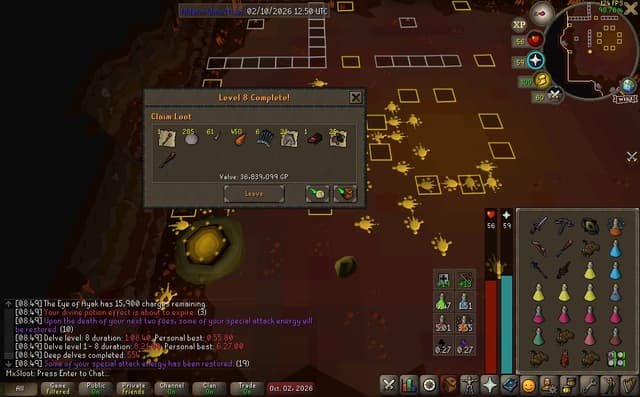 Screenshot of Eye of Ayak (uncharged)