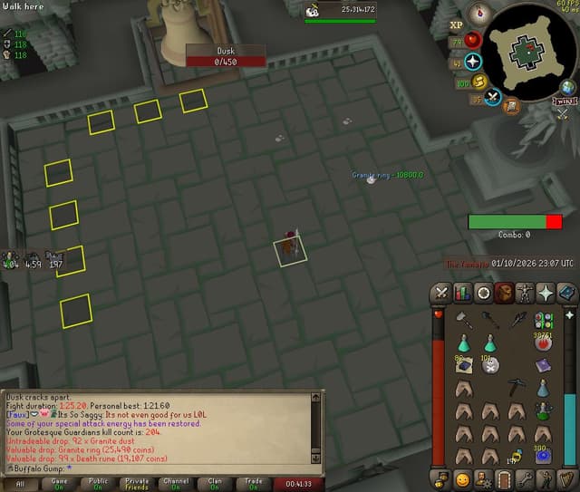 Screenshot of Granite ring