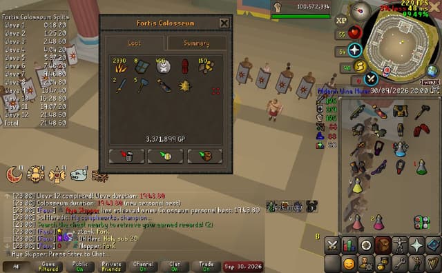 Screenshot of Sunfire fanatic helm
