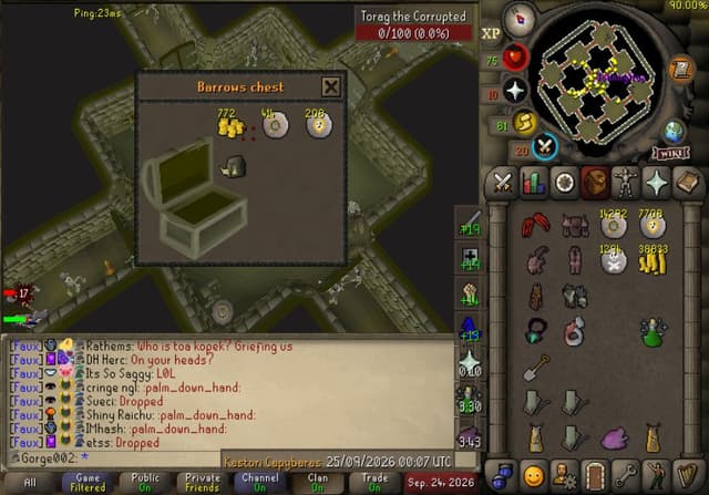 Screenshot of Torag's helm