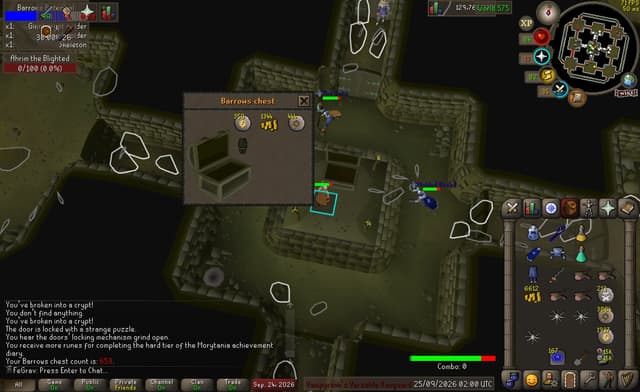 Screenshot of Guthan's chainskirt