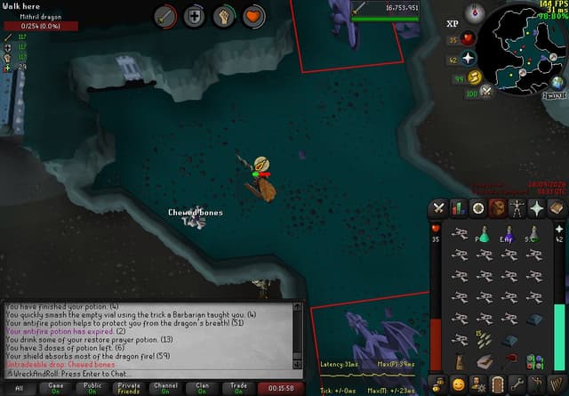 Screenshot of Chewed bones