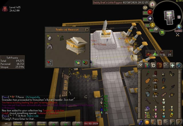 Screenshot of Tumeken's guardian