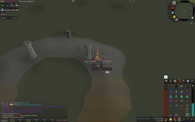 Screenshot of Tanzanite fang