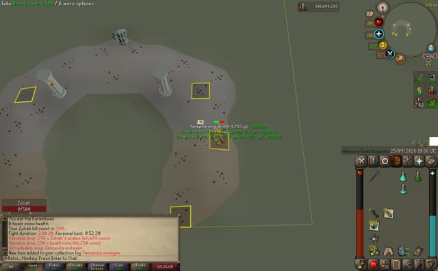 Screenshot of Tanzanite mutagen