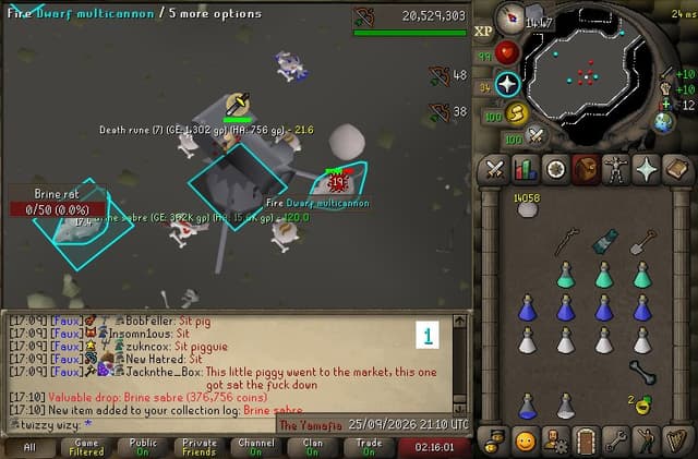 Screenshot of Brine sabre