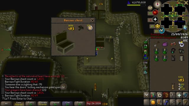 Screenshot of Karil's crossbow