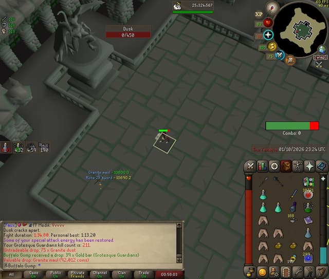 Screenshot of Granite maul