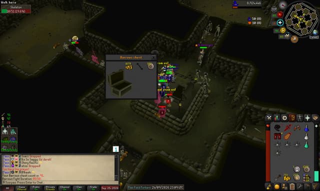 Screenshot of Ahrim's staff