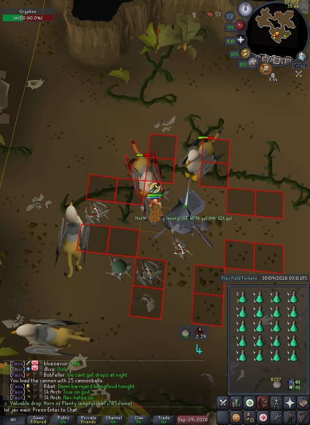 Screenshot of Horn of Plenty (empty)