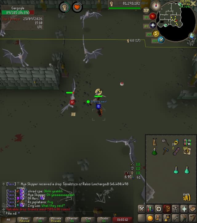 Screenshot of Granite maul