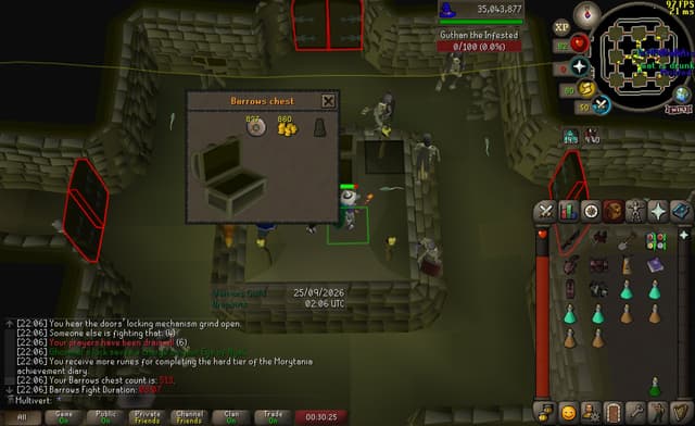 Screenshot of Ahrim's robeskirt