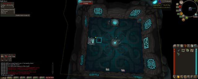 Screenshot of Crystal armour seed
