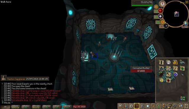 Screenshot of Crystal weapon seed