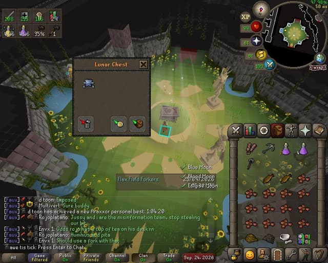 Screenshot of Blue Moon chestplate