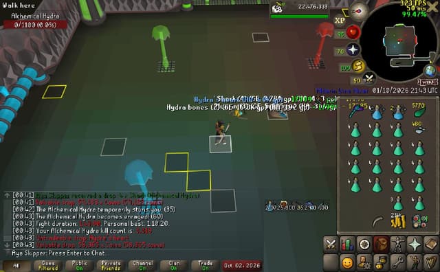 Screenshot of Hydra's heart
