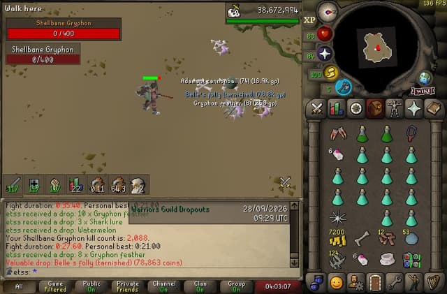 Screenshot of Belle's folly (tarnished)