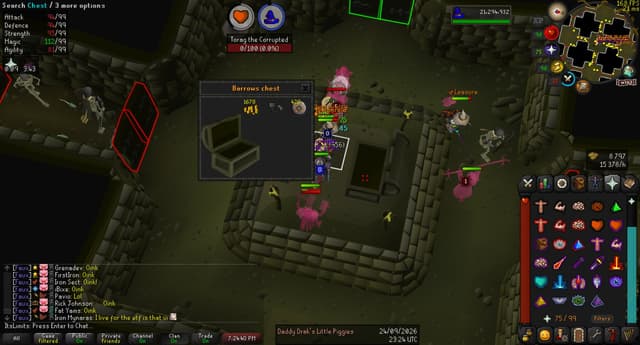 Screenshot of Torag's hammers