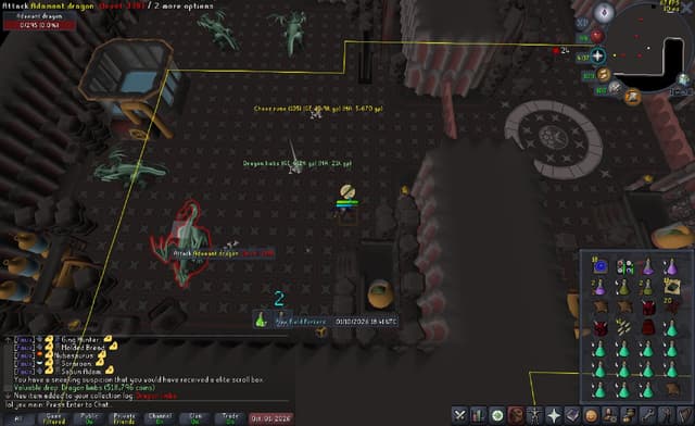 Screenshot of Dragon limbs