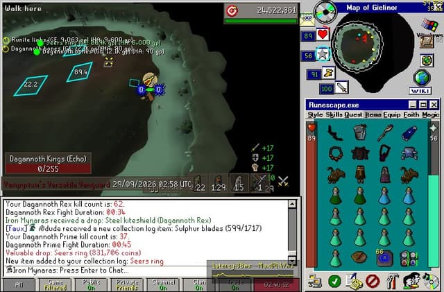 Screenshot of Seers ring