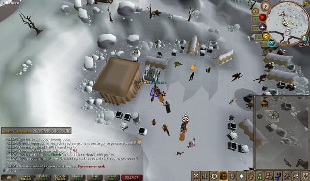 Screenshot of Pyromancer garb