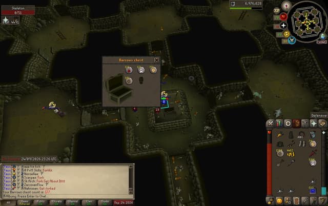 Screenshot of Guthan's chainskirt