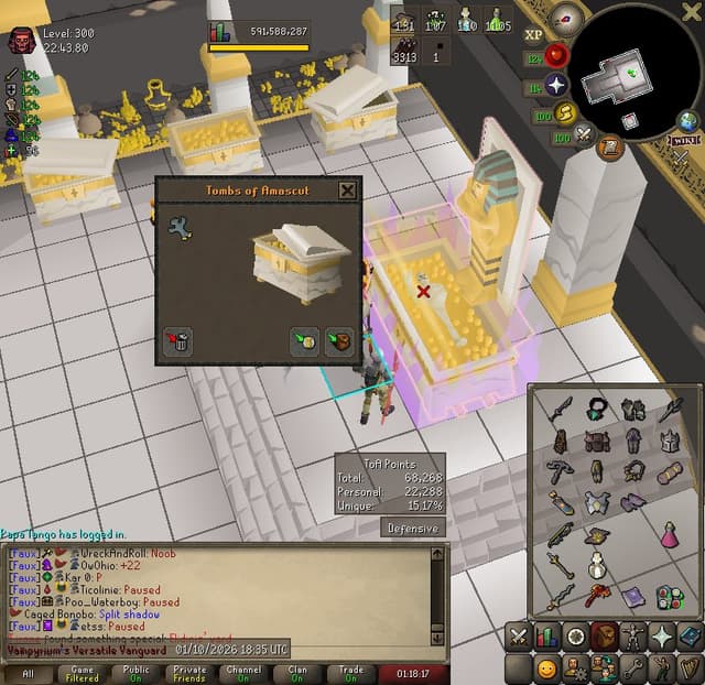 Screenshot of Elidinis' ward