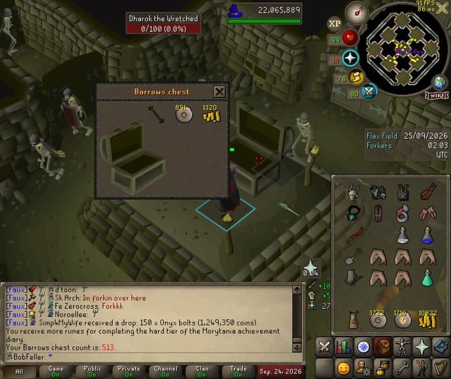 Screenshot of Ahrim's staff