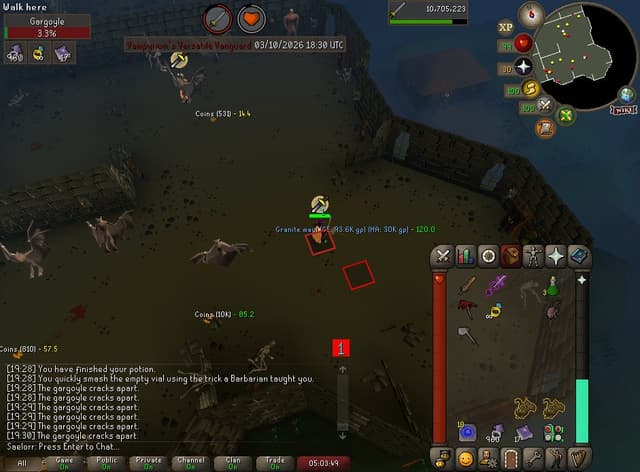 Screenshot of Granite maul
