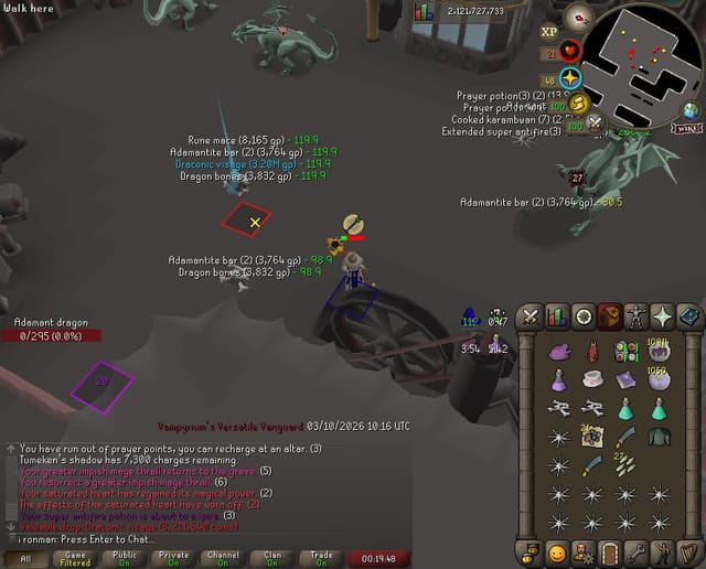 Screenshot of Draconic visage