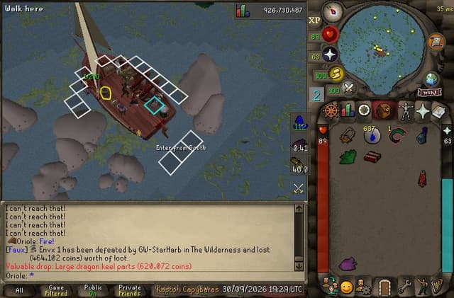 Screenshot of Large dragon keel parts