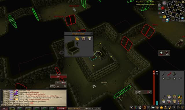 Screenshot of Guthan's chainskirt