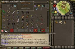 Screenshot of Black navy slacks