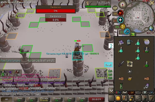 Screenshot of Chromium ingot