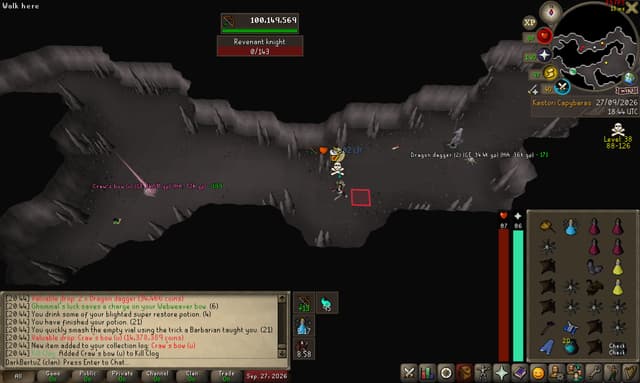Screenshot of Craw's bow (u)