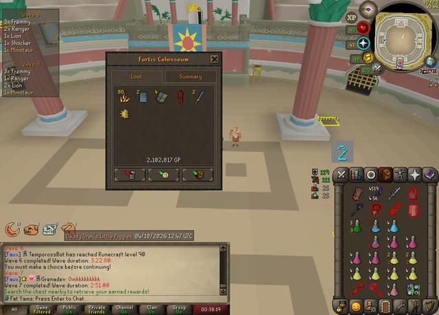 Screenshot of Sunfire fanatic helm