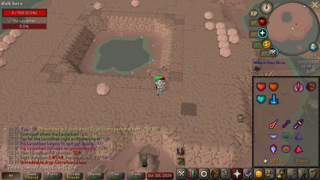 Screenshot of Leviathan's lure