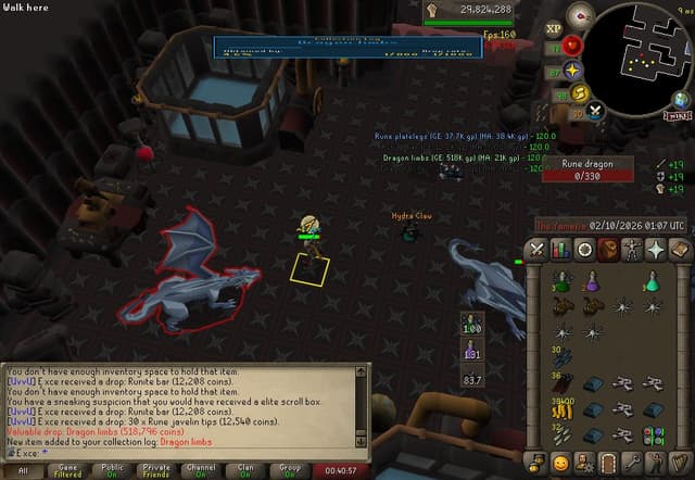 Screenshot of Dragon limbs