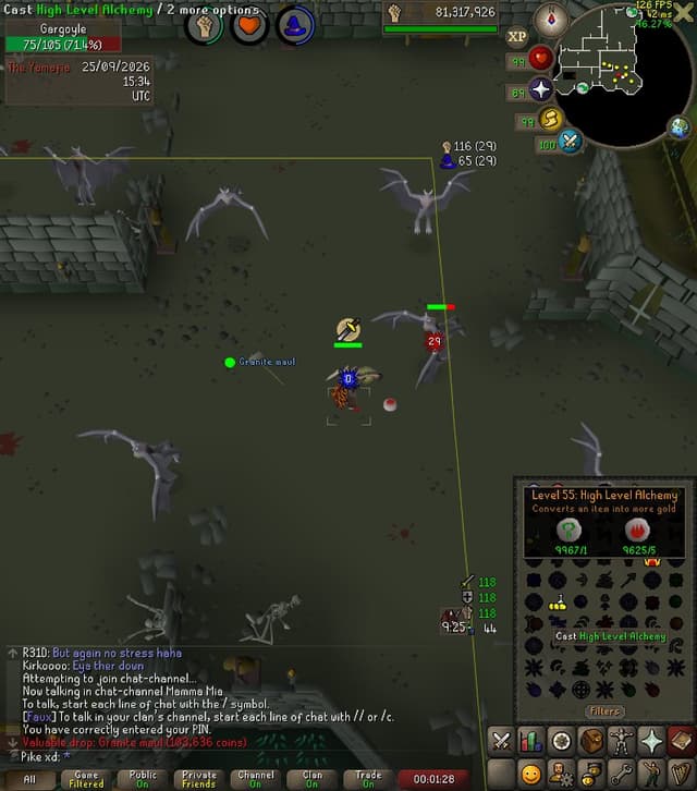 Screenshot of Granite maul