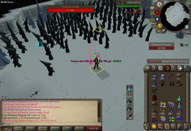 Screenshot of Venator shard
