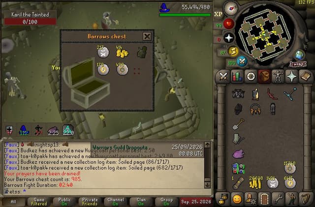 Screenshot of Verac's helm